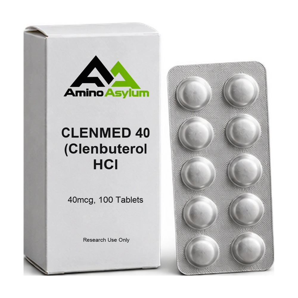 CLENMED 40 (Clenbuterol HCl 40mcg, 100 Tablets) — Amino Asylum