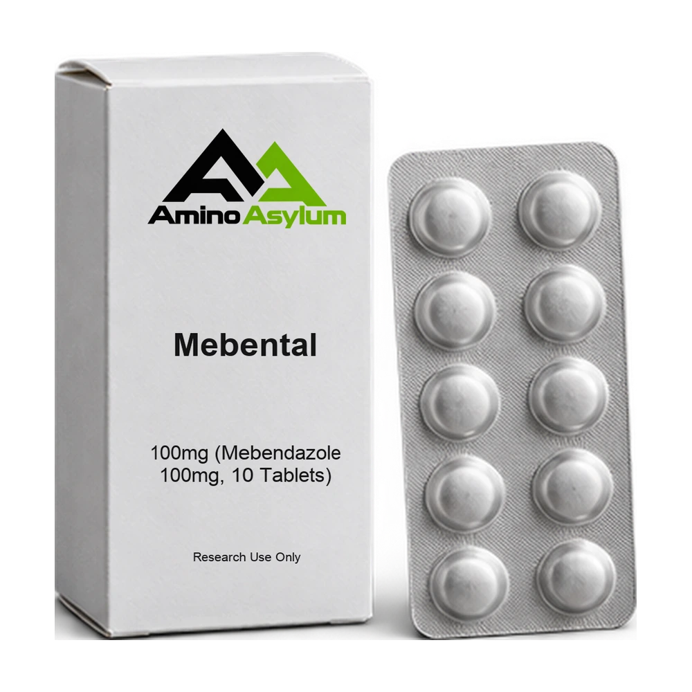 Mebental 100mg (Mebendazole 100mg, 10 Tablets) — Amino Asylum