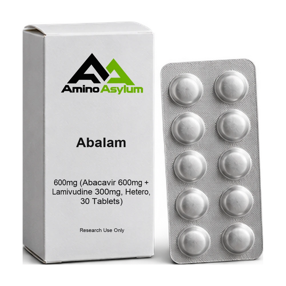 Abalam 600mg (Abacavir 600mg + Lamivudine 300mg, Hetero, 30 Tablets) — Amino Asylum