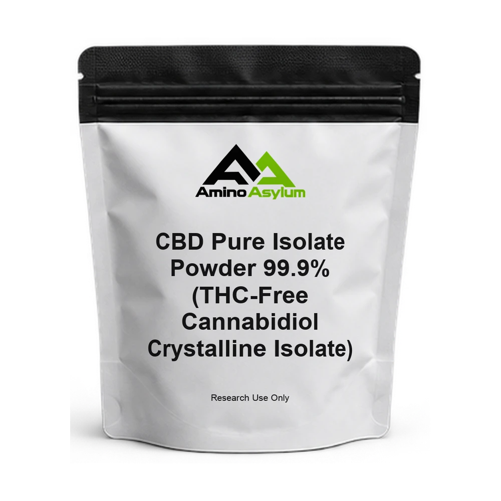 CBD Pure Isolate Powder 99.9% (THC-Free Cannabidiol Crystalline Isolate) — Amino Asylum