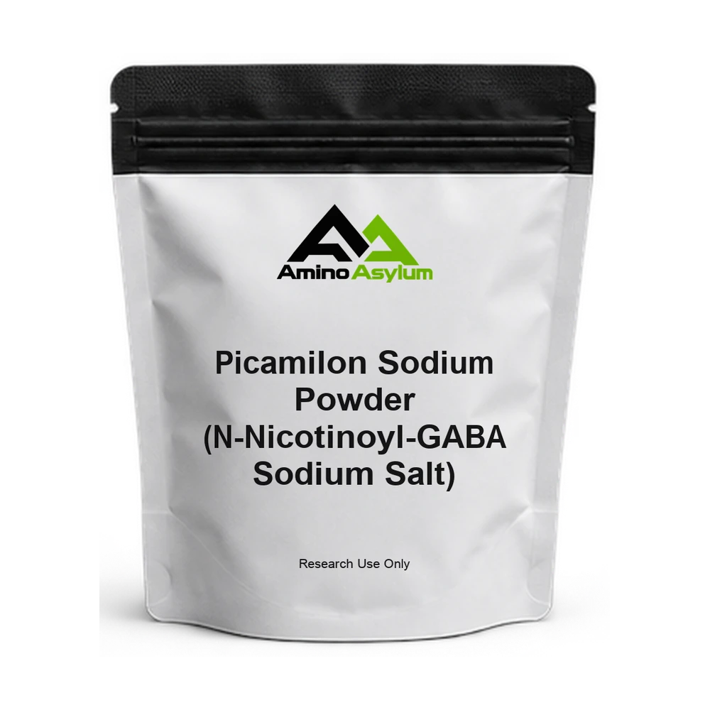 Picamilon Sodium Powder (N-Nicotinoyl-GABA Sodium Salt) — Amino Asylum