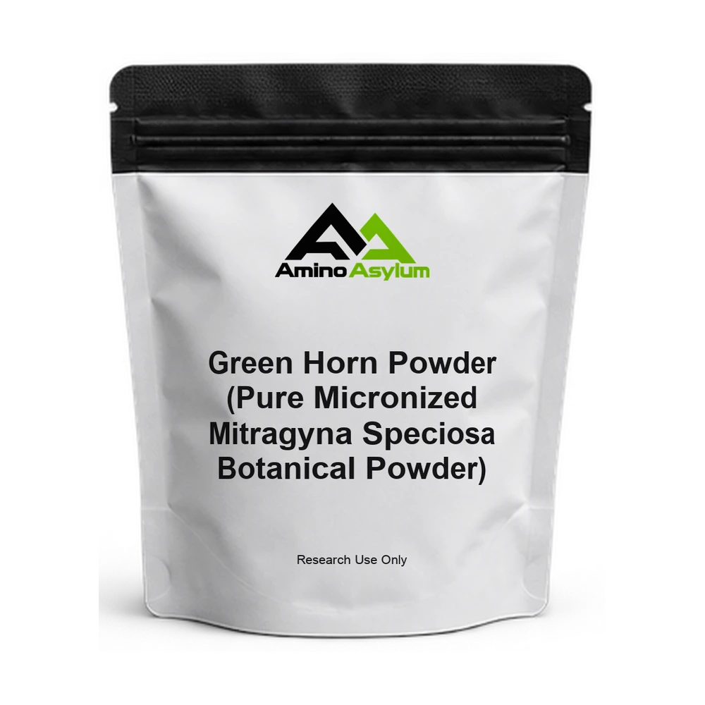Green Horn Powder (Pure Micronized Mitragyna Speciosa Botanical Powder) — Amino Asylum