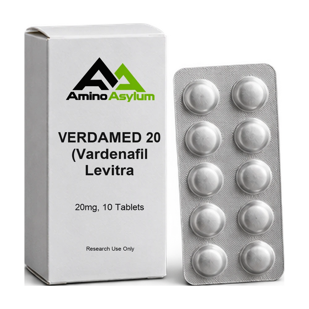 VERDAMED 20 (Vardenafil Levitra 20mg, 10 Tablets) — Amino Asylum